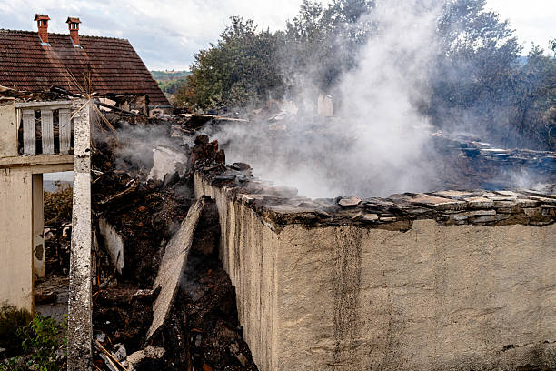 Professional Fire Damage Removal technician working in Lonsdale, MN